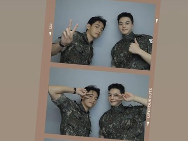 img-title V BTS Bagikan Foto Berotot bareng Song Kang, Fans Langsung Heboh