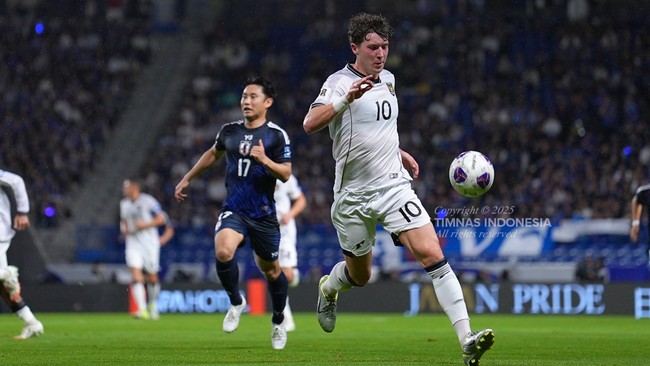 Jepang Luar Biasa Striker Timnas Indonesia, Ole Romeny mengakui Jepang sebagai tim yang luar biasa usai dipaksa menelan kekalahan 0-6 di Kualifikasi Piala Dunia 2026.