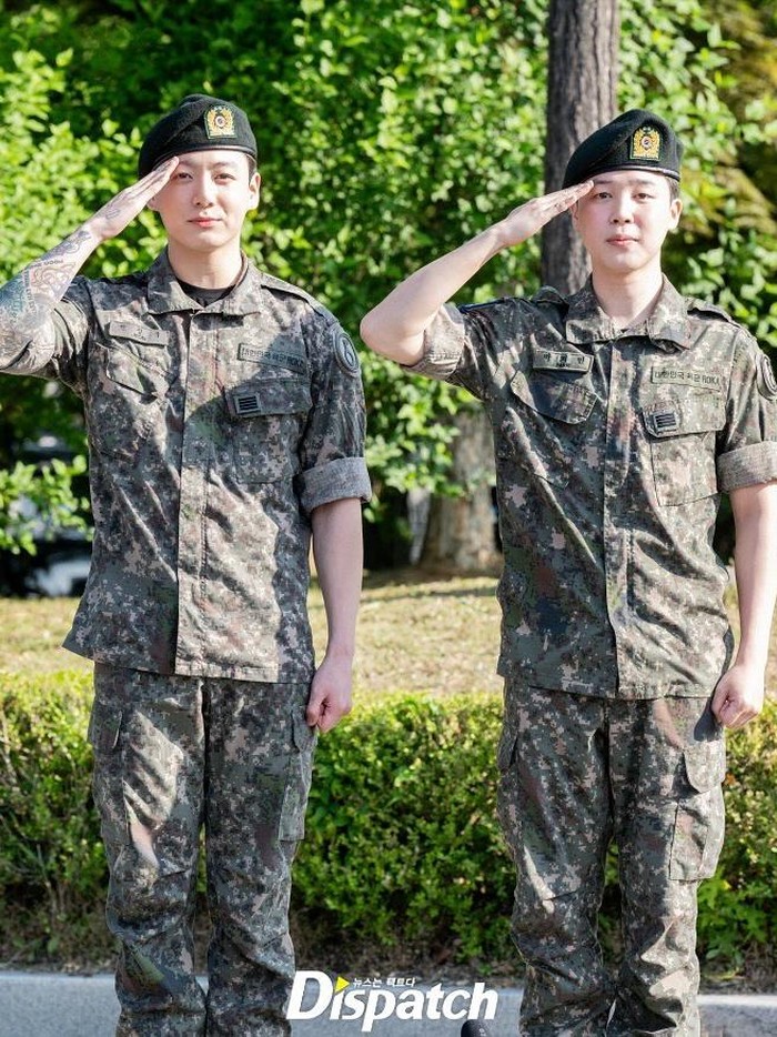 Setelah dinantikan para ARMY (nama fandom BTS), dua anggota BTS yakni Jimin dan Jungkook resmi menyelesaikan wajib militer pada Rabu, (11/6/2025)./ Foto: instagram.com/koreadispatch