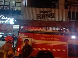 Kebakaran Toko Roti di Jalan Gatsu Solo Berasal dari AC Korslet