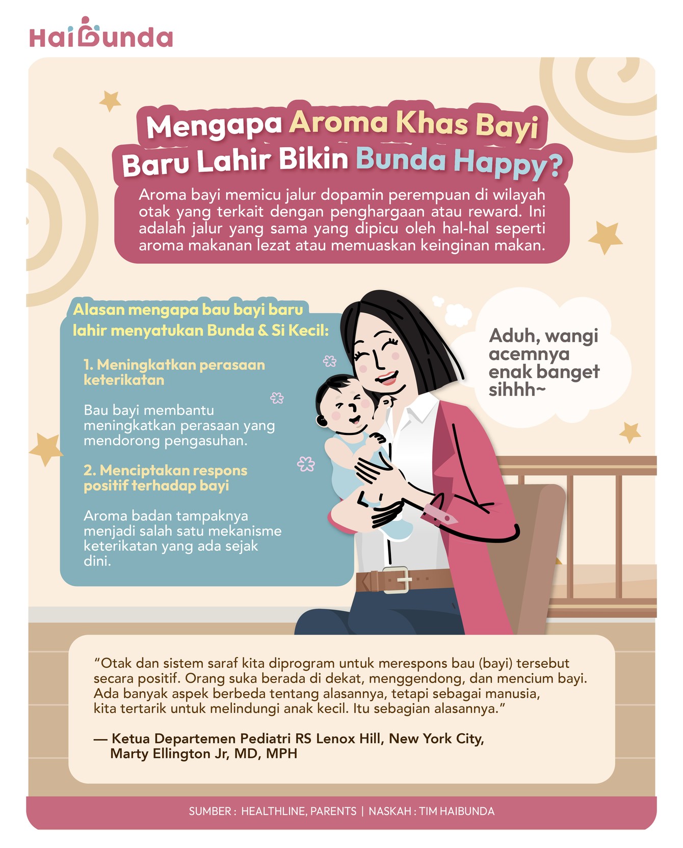Aroma bayi baru lahir
