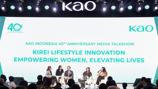 Kao Indonesia merayakan 40 tahun dengan peluncuran Biore Breeze Deodorant dan program edukasi Anak KAO, fokus pada inovasi dan dampak sosial.