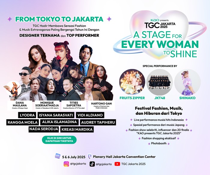 KAO presents TGC Jakarta 2025