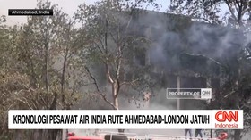 VIDEO: Kronologi Pesawat Air India Rute Ahmedabad-London Jatuh