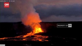 VIDEO: Momen Semburan Lava Gunung Kilauea di Hawaii Saat Erupsi