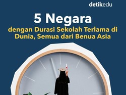 Infografis: 5 Negara dengan Durasi Sekolah Terlama di Dunia, Bisa Tebak Nggak?