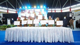 Menteri Karding dan 5 Pemda di Sulteng Sepakati MoU Perlindungan PMI