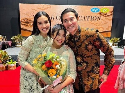 Jizzy Anak Semata Wayang Marsha Timothy & Vino G Bastian Lulus SD, Intip Potret Manisnya