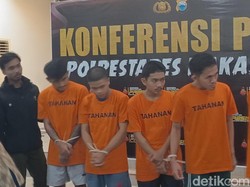 10 Anggota Geng Motor Ancam Polisi-Serang Warung di Makassar Jadi Tersangka