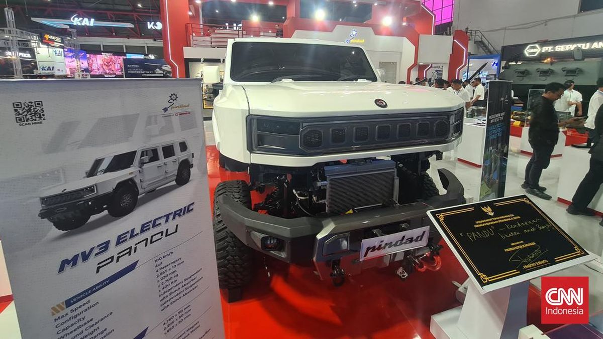 Spesifikasi Lengkap Pindad MV3 EV Pandu, Jarak Tempuh Diklaim 400 Km
