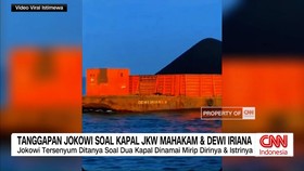 VIDEO: Tanggapan Jokowi Soal Kapal JKW Mahakam