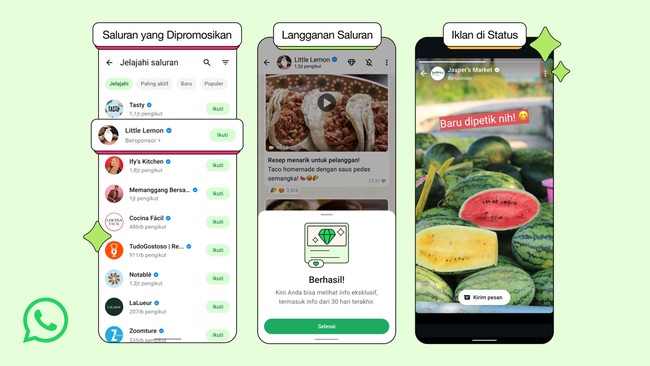 WhatsApp kini berubah total dan mulai menampilkan iklan di platformnya. Iklan-iklan tersebut bakal muncul di fitur Status WA.