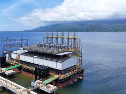 Pembangkit Terapung untuk Suplai Listrik Sulsel Mulai Beroperasi