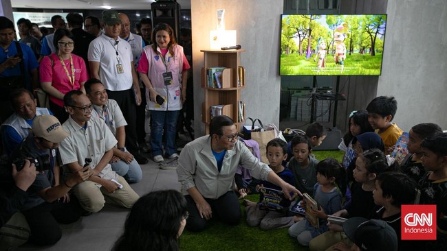 FOTO: Layanan Immersive di Perpus Jakarta, Membaca Lebih Interaktif