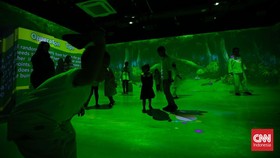 FOTO: Layanan Immersive di Perpus Jakarta, Membaca Lebih Interaktif