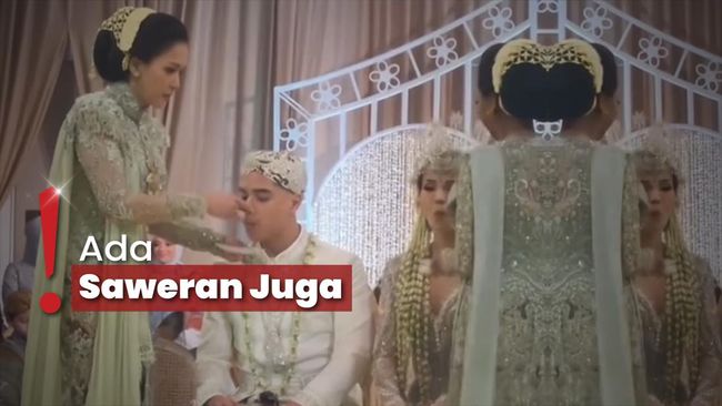 Maia Estianty Suapi Al Ghazali di Akad Pernikahan Sunda
