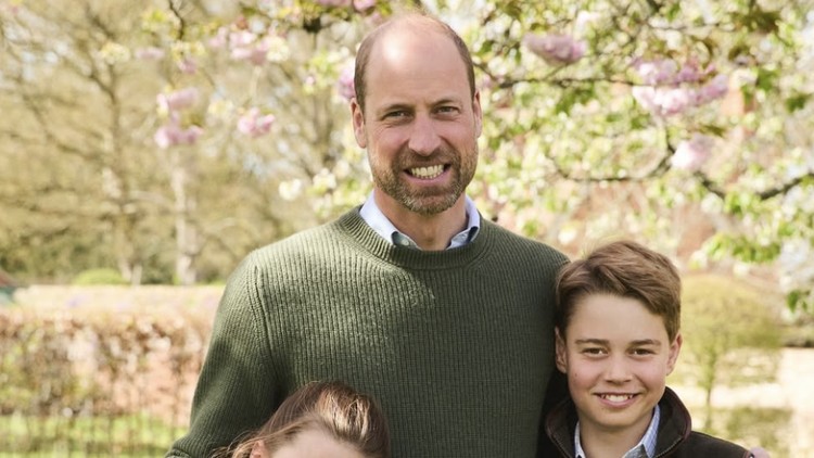 Pangeran William dan ketiga anaknya