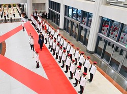 Bertemu Presiden Singapura, Prabowo Disambut Upacara Kenegaraan