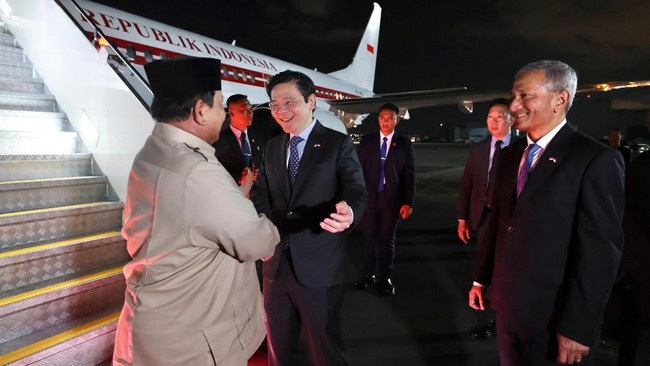 Presiden RI Prabowo Subianto turut membahas konflik di Timur Tengah saat bertemu dengan Perdana Menteri Singapura Lawrence Wong di Singapura, Senin (16/6).