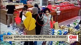 VIDEO: Komplotan Wanita Pencopet Spesialis Mal Ditangkap di Jawa Timur