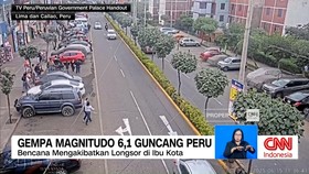 VIDEO: Gempa Magnitudo 6,1 Guncang Peru, Satu Orang Tewas