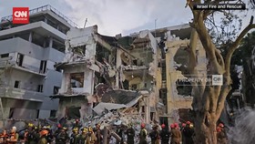 VIDEO: Begini Pemandangan Kota Tel Aviv Usai Dibombardir Misil Iran