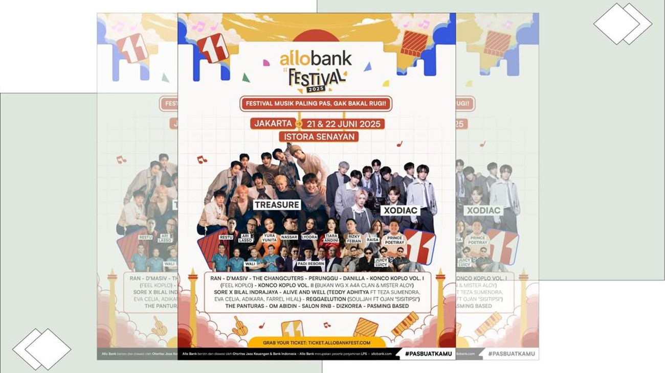 Pas dan Gak Bikin Rugi, Allo Bank Festival 2025 Siap Digelar di Istora Senayan, 21-22 Juni 2025
