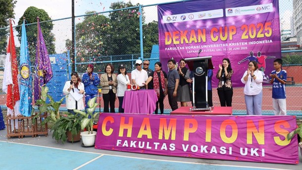 Dies Natalis ke-7, Fakultas Vokasi UKI Gelar Turnamen Futsal Antar SMA/SMK