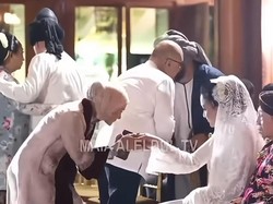Momen Maia dan Mulan Salaman di Rangkaian Pernikahan Al Ghazali