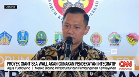 VIDEO: AHY Sebut Giant Sea Wall Tak Seluruhnya Beton