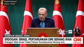 VIDEO: Erdogan: Israel Pertaruhkan Masa Depannya Serang Iran