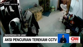 VIDEO: Aksi Pencurian di Cirebon Terekam CCTV