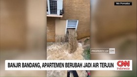 VIDEO: Banjir Bandang Hantam West Virginia, Apartemen Jadi Air Terjun