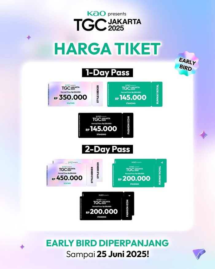 Tiket “KAO presents TGC Jakarta 2025”