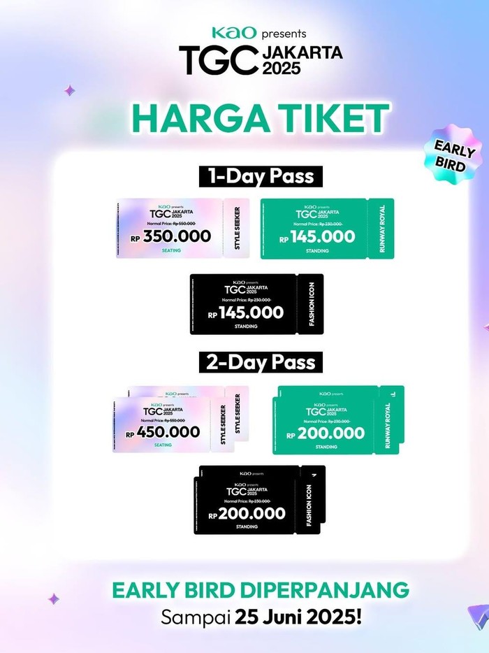 Tiket “KAO presents TGC Jakarta 2025”