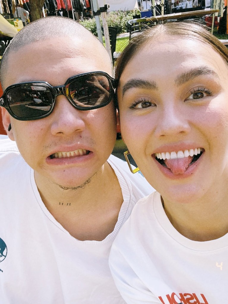 Agnez Mo dan Adam Rosyadi