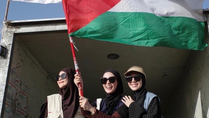 Deretan Artis Perempuan Indonesia Ikut Global March to Gaza, Dikepung hingga Terancam Ditahan