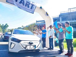 Ketum IMI Lepas Gelaran E-Rallytage: EV Fun Rally in Heritage di Jakarta