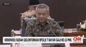 VIDEO: Kemenkeu Sudah Gelontorkan Rp32,8 Triliun Bayar Gaji ke-13 PNS