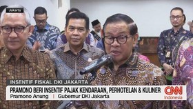 VIDEO: Pramono Beri Insentif Pajak Kendaraan, Perhotelan & Kuliner