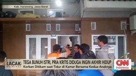 VIDEO: Tega Bunuh Istri, Pria Kritis Diduga Ingin Akhiri Hidup