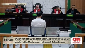 VIDEO: Sidang Putusan Kasus Penipuan Usaha Tekstil Rp100 Miliar