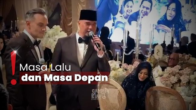 Pidato 2 Ayah di Resepsi Al Dibandingkan: Dhani Curhat, Richard Beri Doa