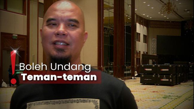 Tak Ada Maia di Ngunduh Mantu, Ahmad Dhani: Ini Acara Saya