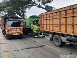 Demo soal ODOL, Sopir Truk Blokade Jalan Lingkar Pati