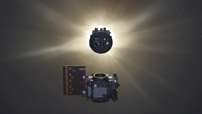 Eropa menggunakan dua buah satelit untuk menciptakan Gerhana Matahari buatan di luar angkasa.