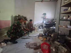 Emak-emak di Bantul Terbakar Saat Mengganti Gas Melon di Dapur