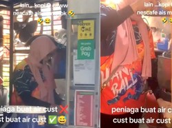 Inisiatif Tinggi! Pelanggan Bikin Teh Tarik Sendiri karena Kedai Ramai
