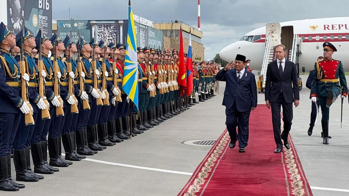 Prabowo Tiba di Rusia, Bakal Bertemu Putin Hari Ini
