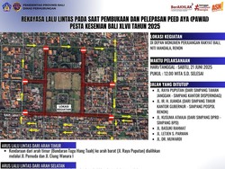 Hindari Macet! Cek Rute dan Rekayasa Lalu Lintas Saat Pawai PKB 2025